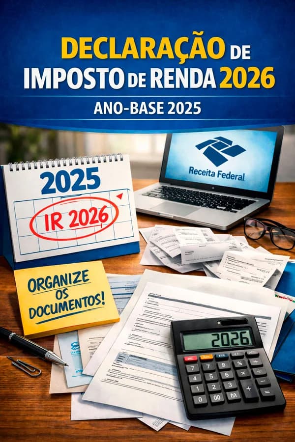 Declaração de Imposto de Renda 2026 com informe de rendimentos — Grik Contabilidade Castro PR