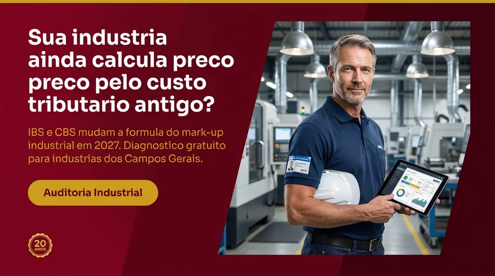 Sua indústria vai capturar todos os créditos IBS/CBS? Auditoria Industrial Grátis - Grik Contabilidade