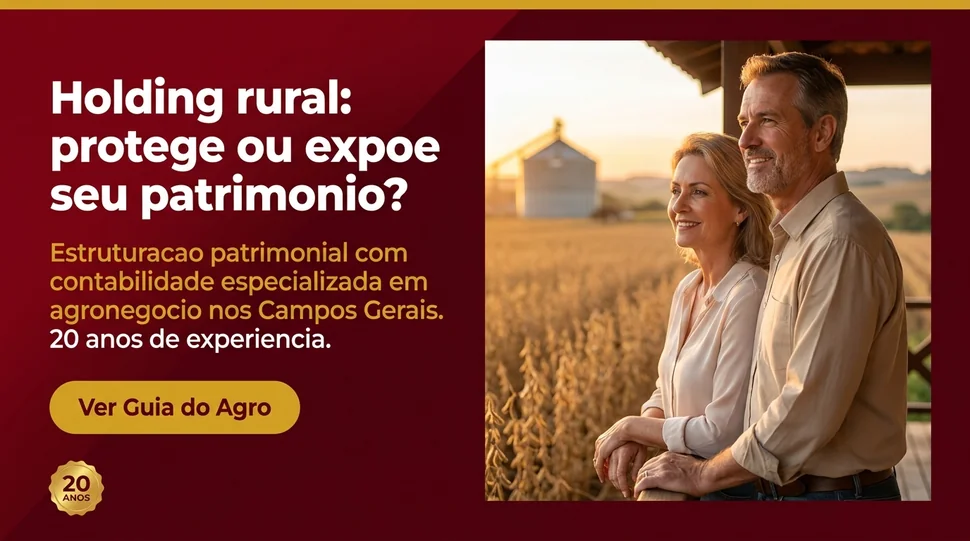 Holding rural: protege ou expõe seu patrimônio? Ver Guia do Agro - Grik Contabilidade