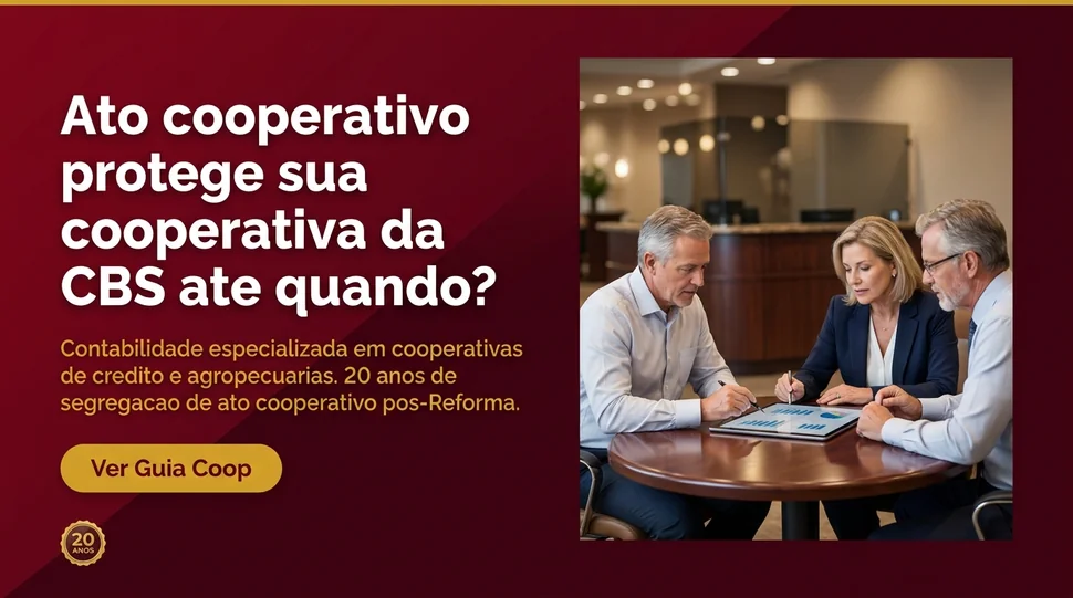 Ato cooperativo protege sua cooperativa da CBS até quando? Guia da Grik Contabilidade